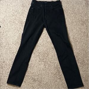 Citizens of Humanity Women's Button Up Olivia High Rise Jeans Blue Size 25